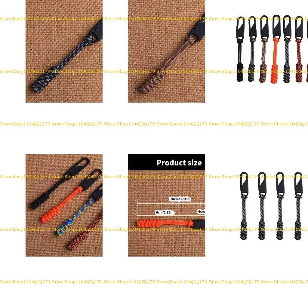 A1A2 5LOTS Backpacks Backpacks Zippers Cord متانة ملائمة لحبل ذيل السوستة