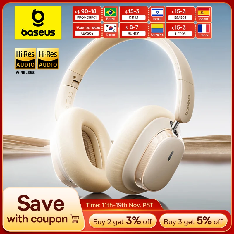 Беспроводные наушники Baseus Bluetooth 5