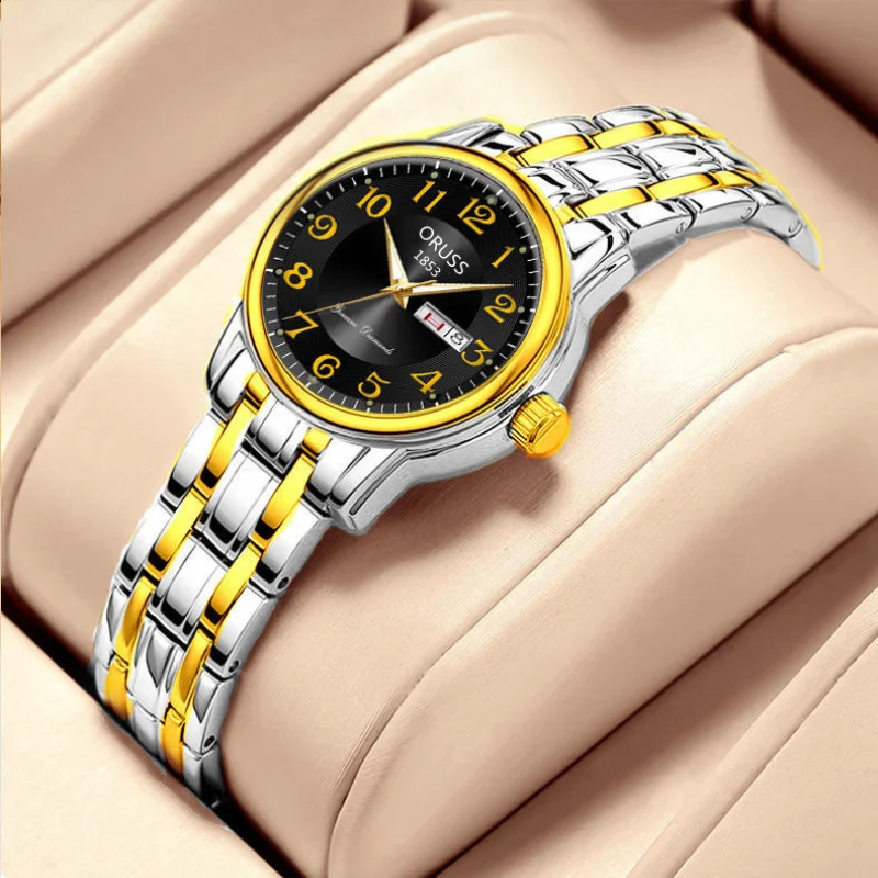 Women's Quartz Watch Ultra Thin Waterproof Ladies Wristwatch Tungsten Steel Watch Student Fashion Versatile Daily Wear Girl Gift