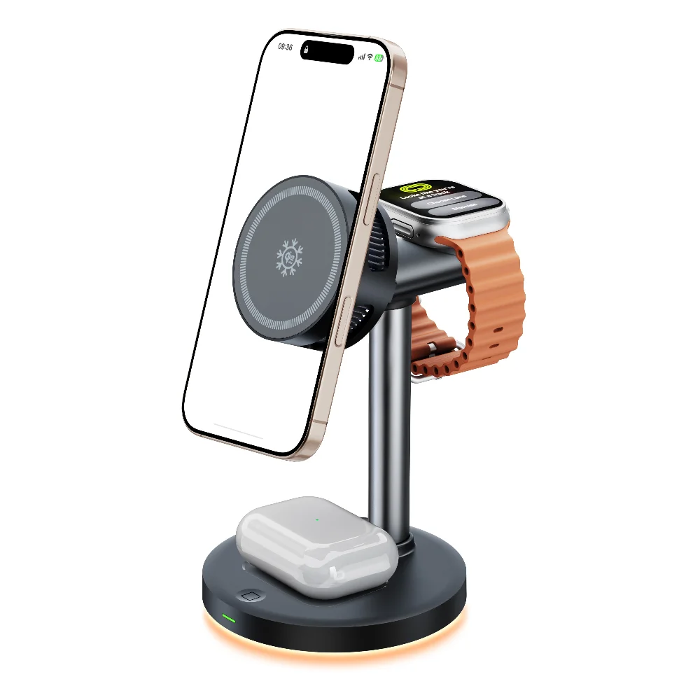 qi22-25w-3-in-1-magnetic-wireless-charger-semiconductor-ice-cooling-fan-led-light-for-iphone-17-16-pro-max-iwatch-airpods-pro