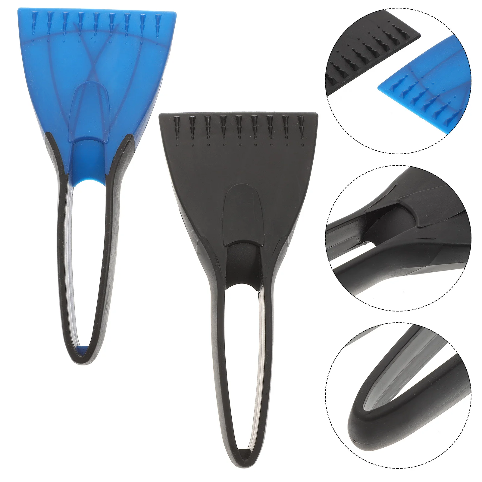 

2Pcs Snow Shovel Mini Car Ice Scraper Plastic Emergency Snow Removal Tool Camping Driveway Utility Scoop Shovel