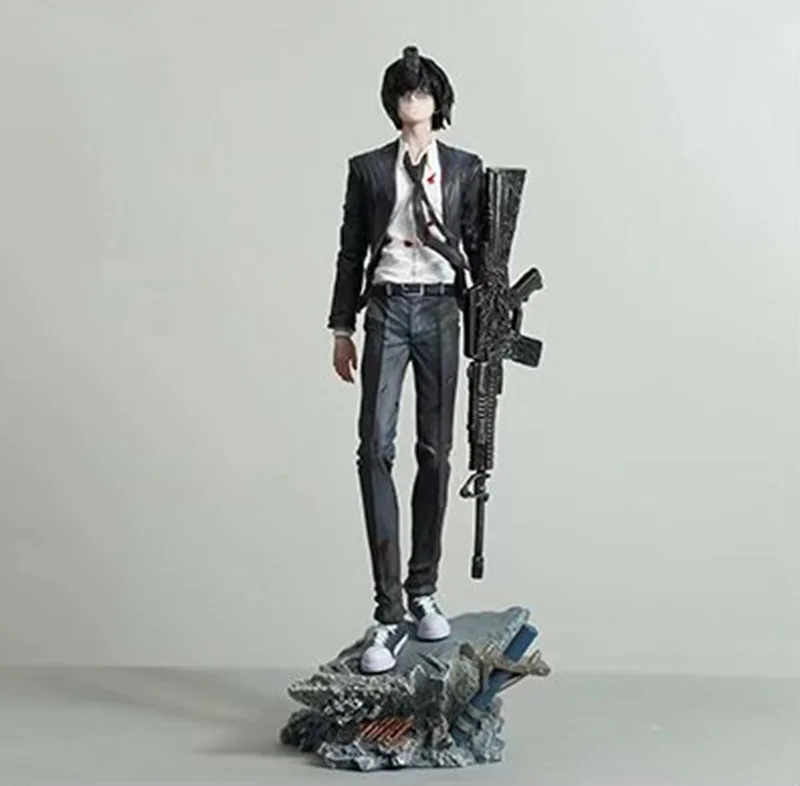 Chainsaw Man Gun Devil Devil Hunter Gk Anime Figure Resin Statue Desktop Decoration Ornament For Anime Fans Collection Gift