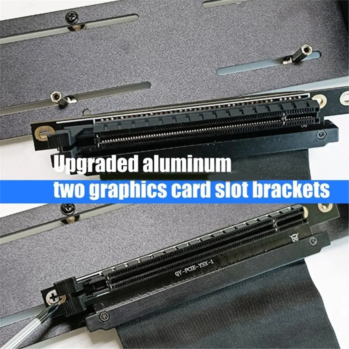 Graphics Card Vertical Bracket Riser PCI Express Stent Mount Stand Holder for PC Case 3 Slot GPU Rack 3090