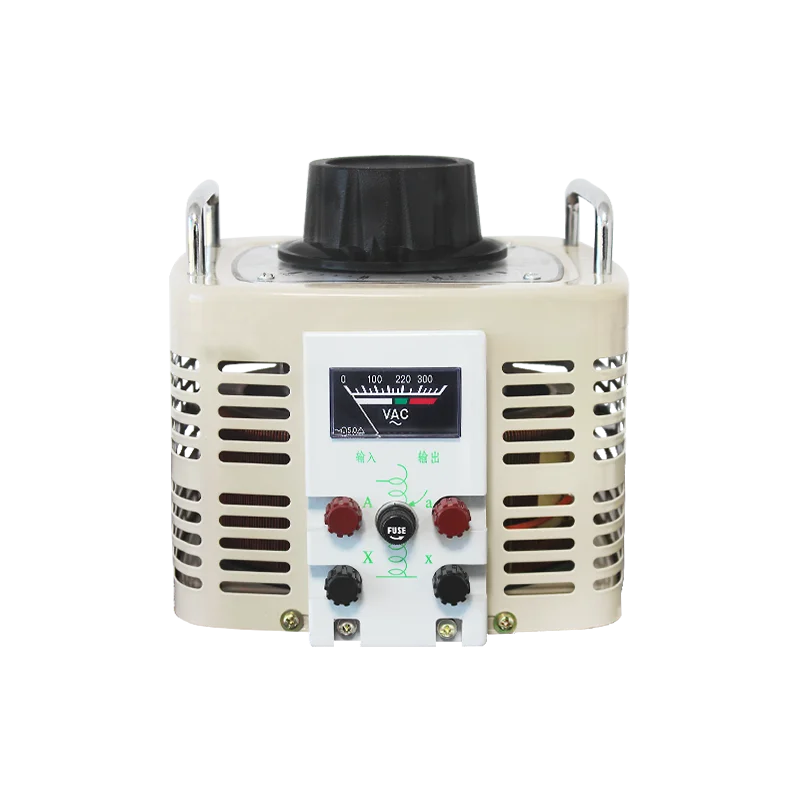 TDGC2-500W Single-phase 220V Autotransformer Contact Regulator Isolated 0-250V for Home