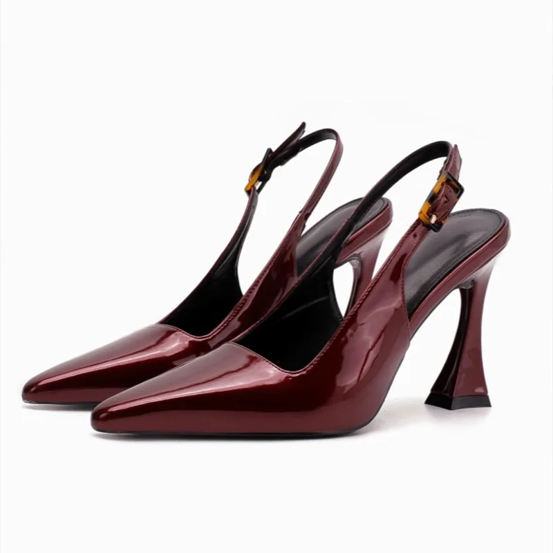 Women's Fashion Sandals High Heel Sexy Pumps Pointed Toe Thin Heels Anti Slip Luxury Summer Women Shoes Office Heels