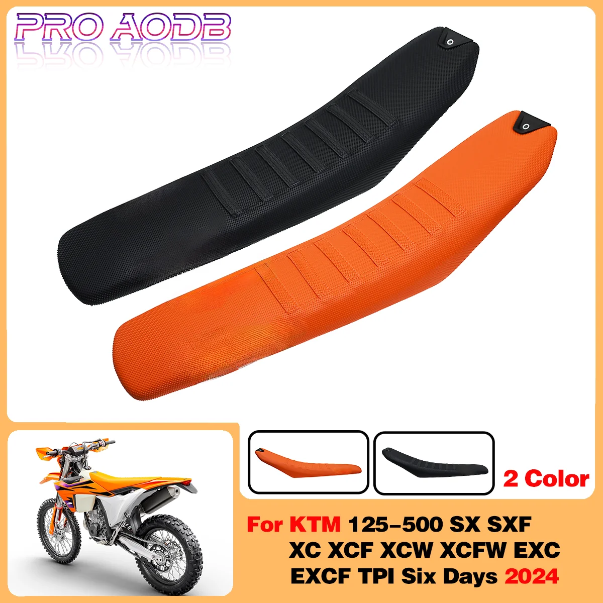 

For KTM 125 150-500 SX SXF XC XCF XCW XCFW EXC EXCF TPI 6 Days 2024 New Motocross Bench Moped AdjustableEnduro Racing Moto Seat