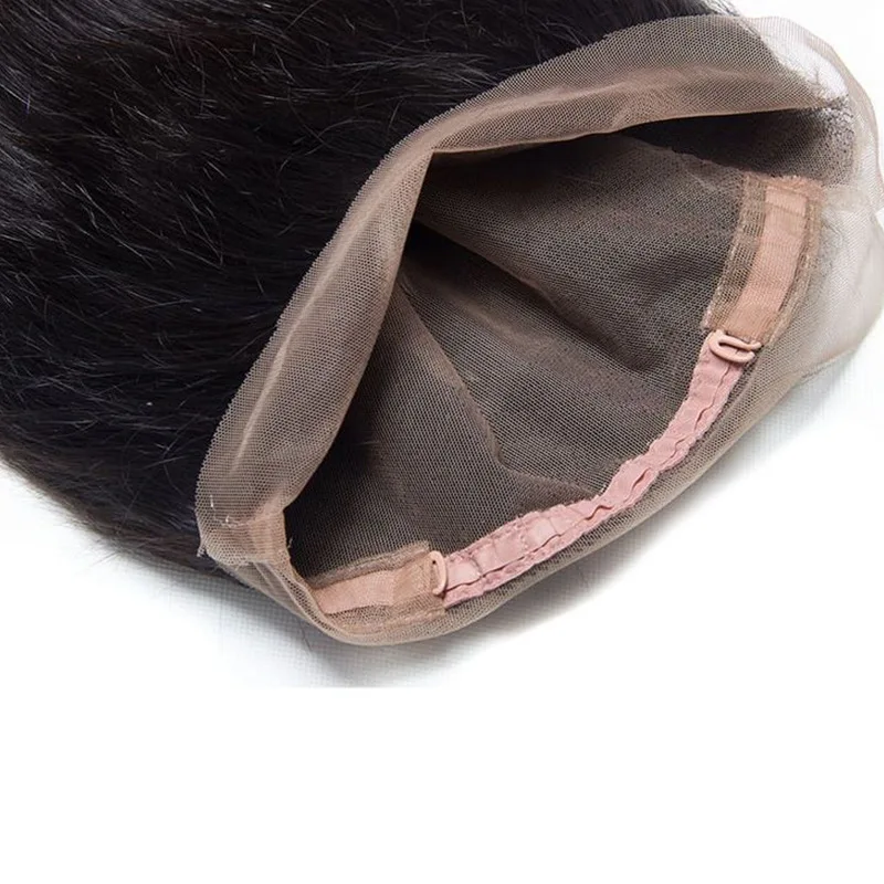 360 Lace Frontal Only Straight Body Wave Deep Curly Human Hair Lace Frontal Transparent Lace Brazilian Virgin Hair Natural Color