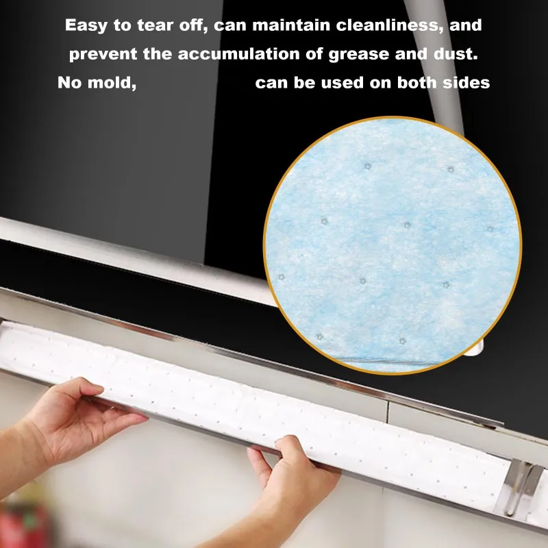20Pcs Thickened Oil-Absorbing Cotton Strips For Range Hoods, Kitchen Oil-Proof Mats, Oil Trays, Filter Boxes, Leak-Proof