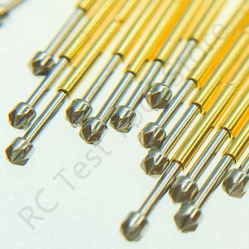 20/100PCS P50-LM2 Spring Test Probe Test Pin Pogo Pin P50-LM Electric ICT FCT PCB Test Tool 0.90/0.68/16.55mm Needle Star Tip