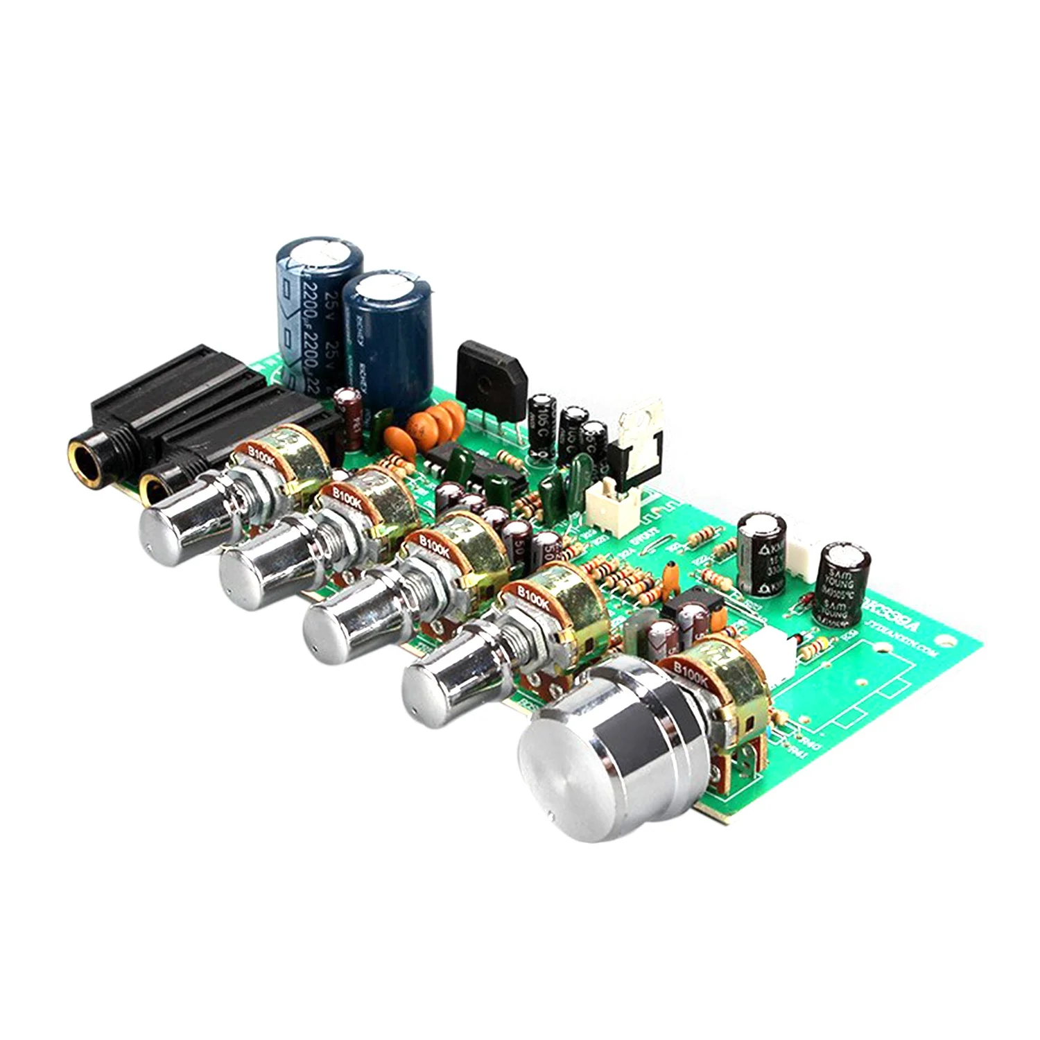 N27R Digital Microphone Amplifier Tone Board PT2399 Karaoke Reverb Preamplifier Board Dual AC12-15V