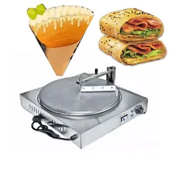 Hot Sale Commercial Gas Rotating Crepe And Machine Non Stick Automatic Pancake Makers Crepes Machine Making