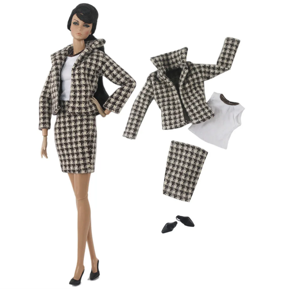 1 Set Doll Clothes 1:6 Scale Dress Outfit for 11.5 Inch 30cm Doll Many Style for Choice Gifts for Girls #03