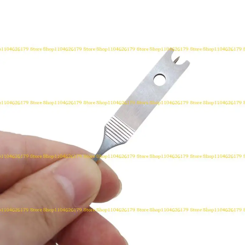 

A1A2 Multifunctional Fishing Line Tweezers Cutter Hook Eye Cleaner Easy to Use