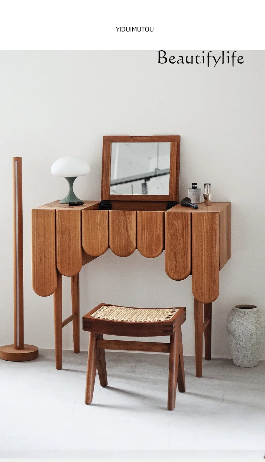 

qU F Medieval Style Dresser Myanmar Teak Piano Dresser Household Storage Dresser Master Bedroom Storage Cabinet Integrated Table