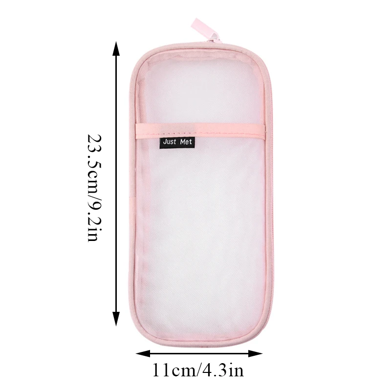 Transparent Women Makeup Bag Mesh Makeup Case Organizer Korean Cosmetic Bags Travel portable Toiletry Bag Zipper Beauty Case