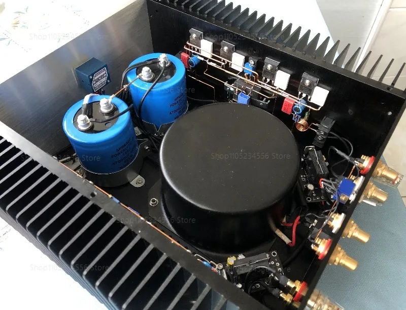 

STK350 Driven MOSFET Darlington Amplifier Class AB P2P Wiring High Power HiFi Amp