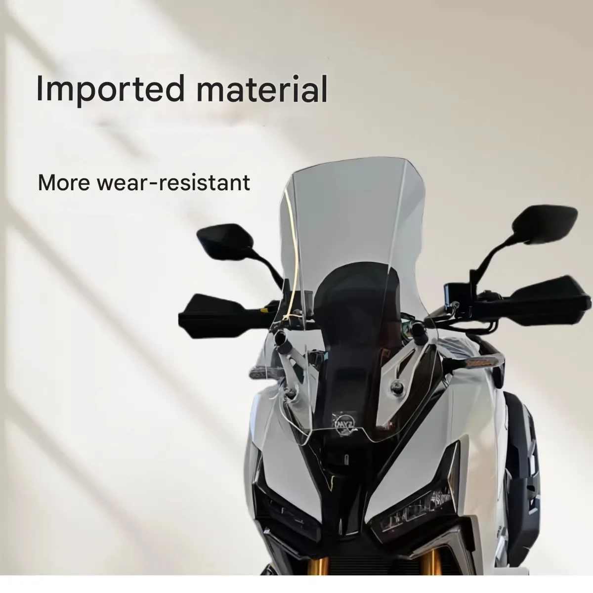 FOR SYM ADXTG Straight Elevated Windscreen Modified Flat Front Wind Deflector Efficient Airflow Diversion Motorcycle Accessory