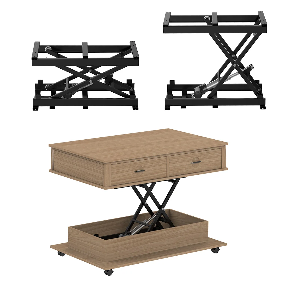 Electric Table Top Lifting up Mechanism Coffee Table Bracket for Furniture Hardware with Remote Mechanism