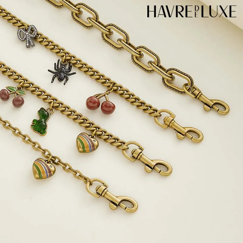 سلسلة حقيبة مناسبة لمدرب بروكلين 28 حقيبة تمديد سلسلة أكياس تحت الإبط ديكور لتقوم بها بنفسك سلسلة حقيبة الملحقات