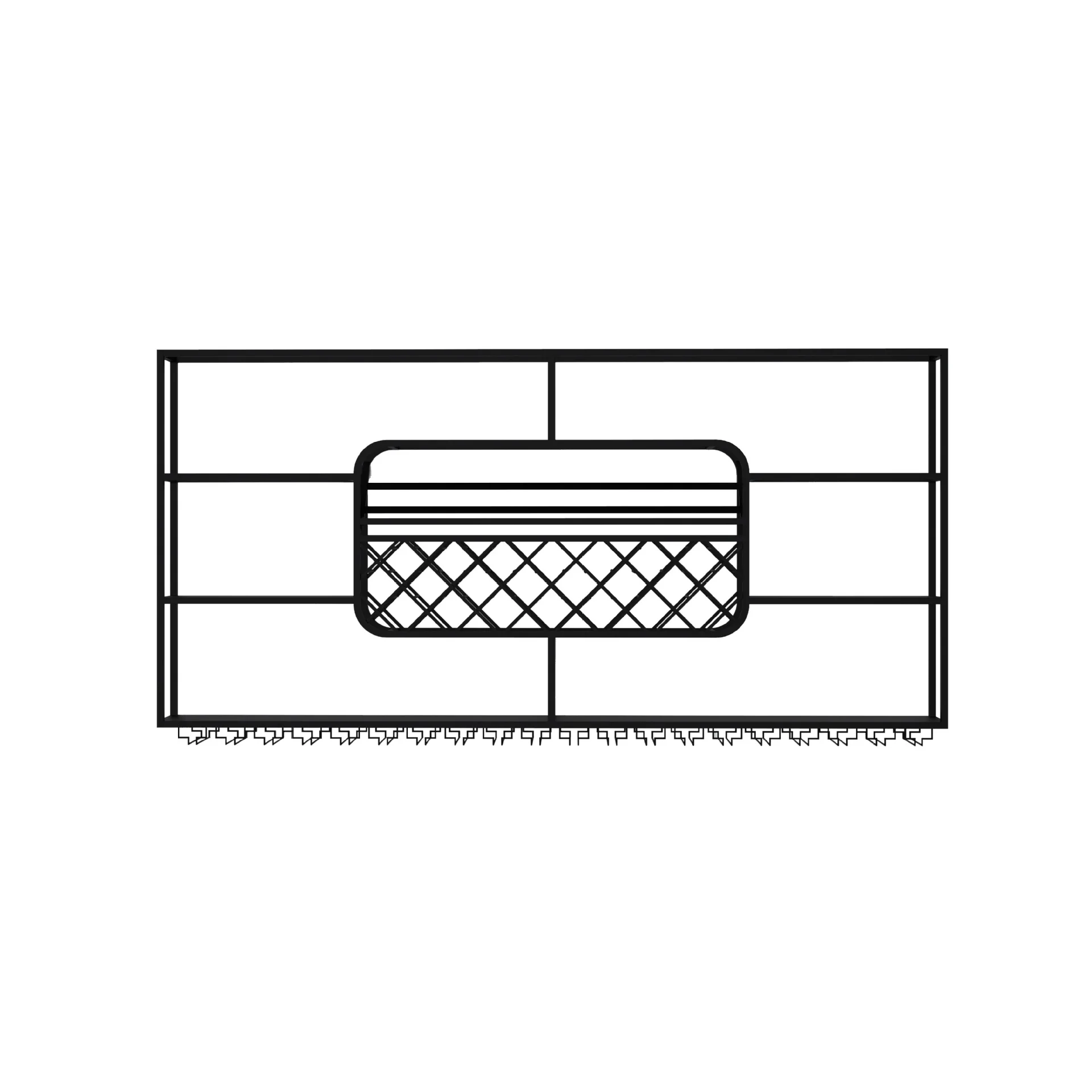 Bar wine cabinet against the Wall-mounted shelf Industrial style bar Wrought iron display stand Creative restaurant Wine