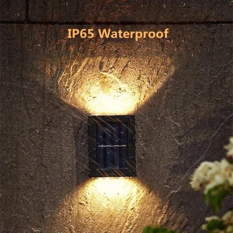 Smart Solar LED Outdoor  Waterproof Garden Decorative Light for Balcony Courtyard Street Wall Light Outdoor Solar Light