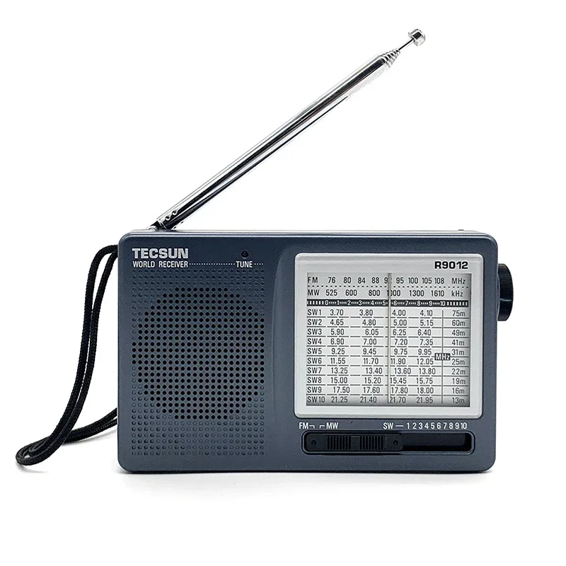 High-sensitivity FM/MW/SW 12-band Pocket Full Band Pointer Portable Radio Shortwave Radio Receiver Multiband Radio