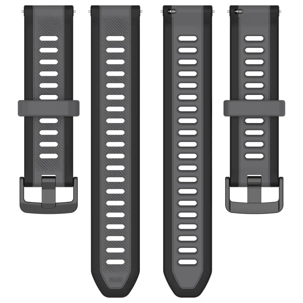 화웨이 워치 GT6/GT5/GT4 46mm 41mm, GT6 Pro 46mm, 삼성 워치 7 6 5 4, 가민 포러너 265S용 18mm 20mm 22mm 실리콘 스트랩