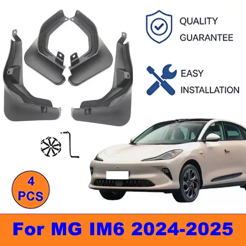 

4Pcs Mud Flaps For MG IM6 2024-2025 - Splash Guards Front&Rear Wheel Fender Mudguards Car Exterior Protection Accessories