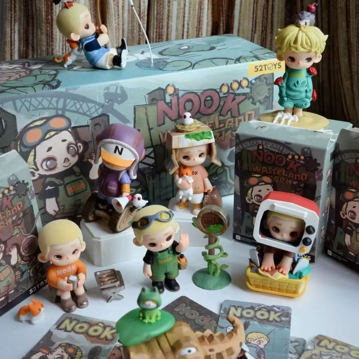 

52 игрушки, натуральный уголок, третье поколение, серия парков развлечений Wasteland, модная слепая коробка, фигурка, украшение для рабочего стола, игрушки