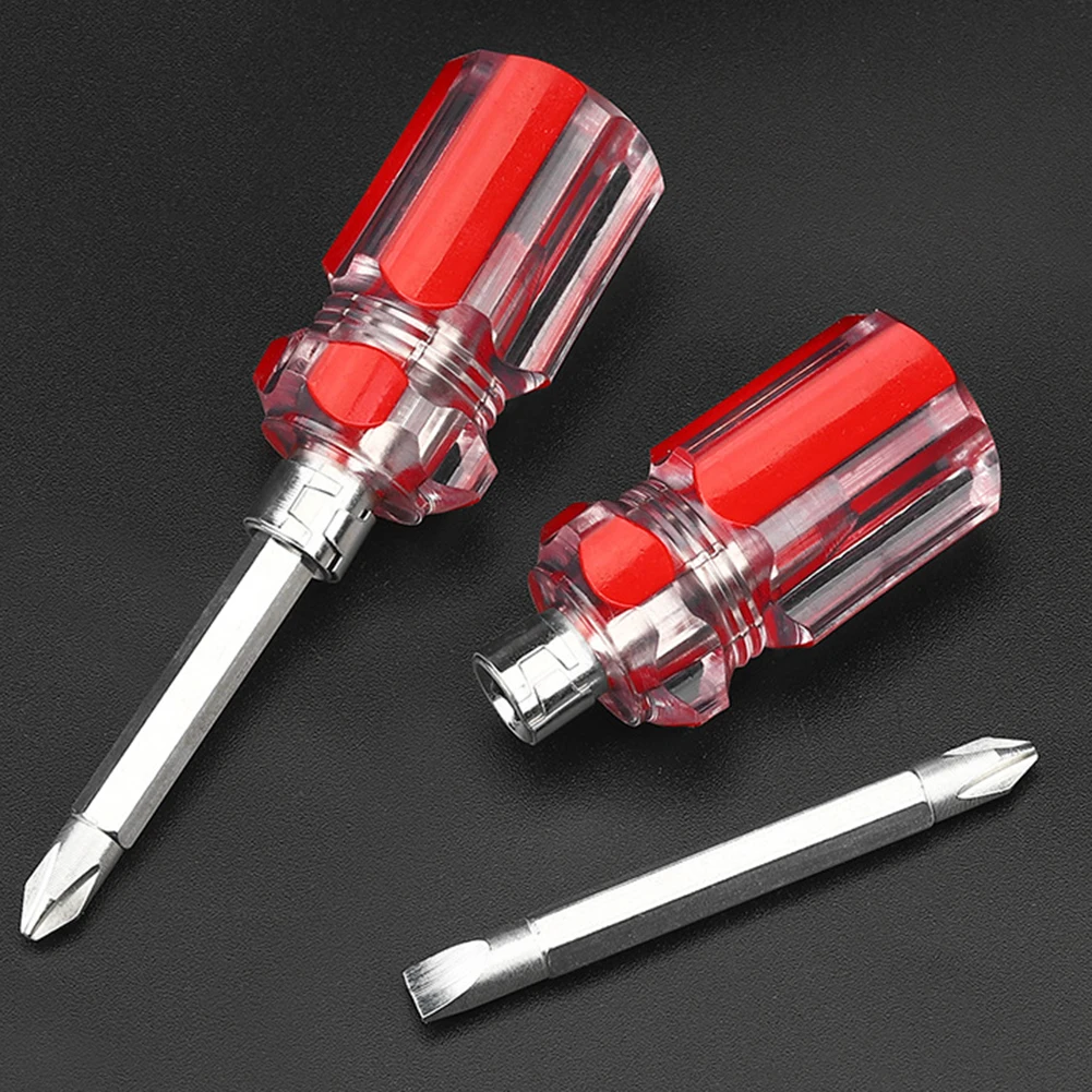 Screwdriver Interchangeable Function Short-Phillips Screwdriver Slotted Impact-Screwdriver Hammer Lat Repair Tool Screwdriver