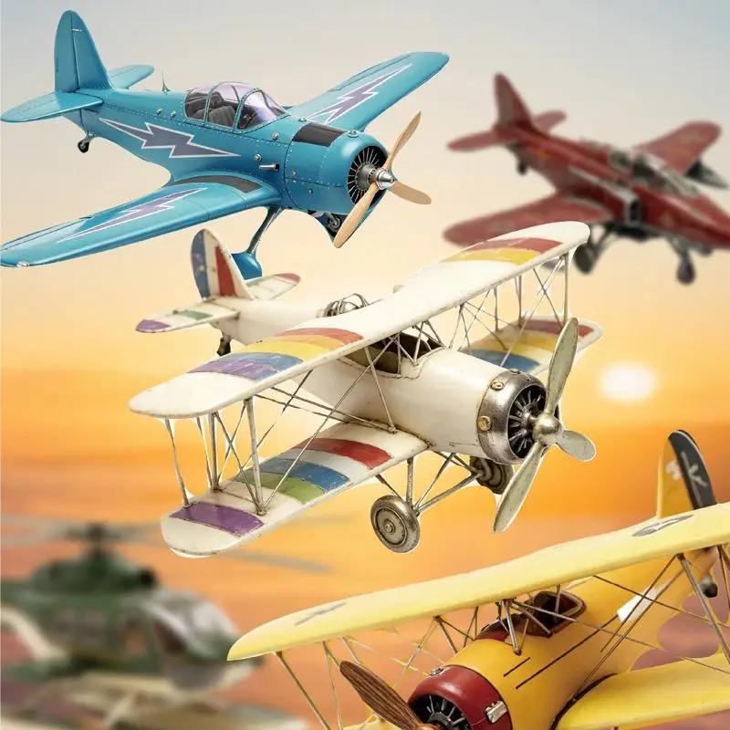 1pack/10pcs Retro Aviation Plane Journal Stickers, Old Aircraft & Route Map Planner and Album Decor Sheets