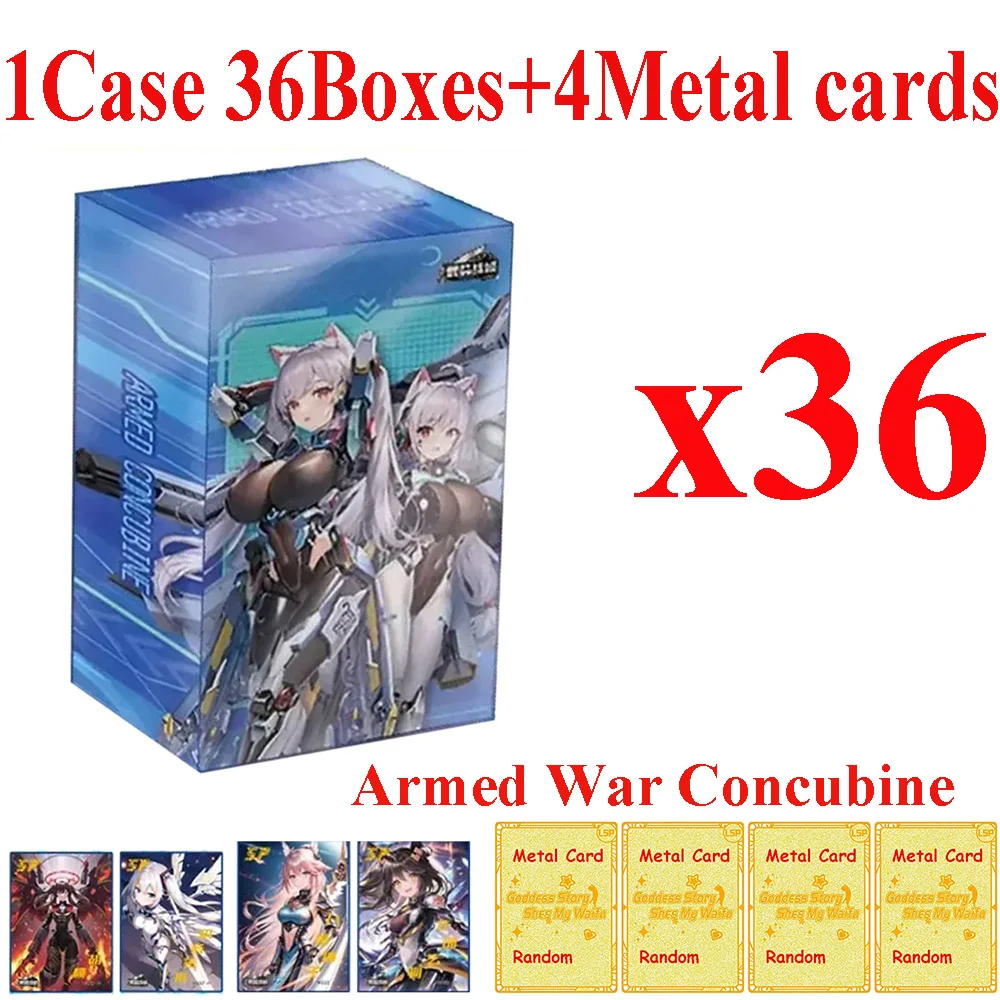 

Wholesale Case Armed War Concubine Goddess Story Collection Card Waifu Booster Box CCG ACG TCG Doujin Toys And Hobbies Gift