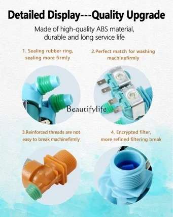 DC62-00311F e DC62-30314V Valvola ingresso lavatrice 2 DC12v