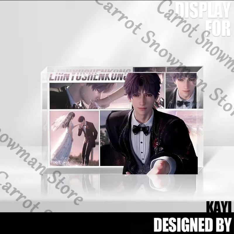 사랑과 심우주 애니메이션 아크릴 브릭 스탠딩 보드 추천 코스프레 만화 선물 Sylus Zayne Caleb Rafayel Xavier