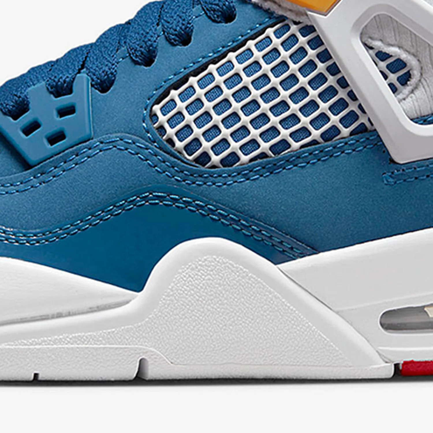 Nike genuine Air Jordan 4 Retro women's GS big children's sports shoes DR6952-400 view 3