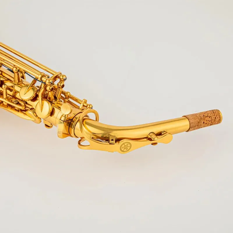 صنع في اليابان 200 المهنية ألتو دروب E الساكسفون الذهب ألتو ساكسفون مع الفرقة الفم قطعة ريد Aglet المزيد حزمة البريد #2