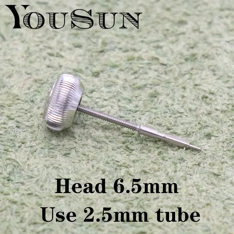 For Oris Watch Head Crown Watch Accessories 6.5mm Use 2.5 Tube