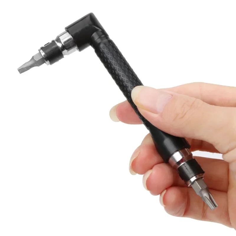 مجموعة أدوات إصلاح رأس مزدوج على شكل حرف L ، مفك براغي ، مفتاح ربط مقبس ، سداسية الشكل ، 19 في كل مجموعة #5