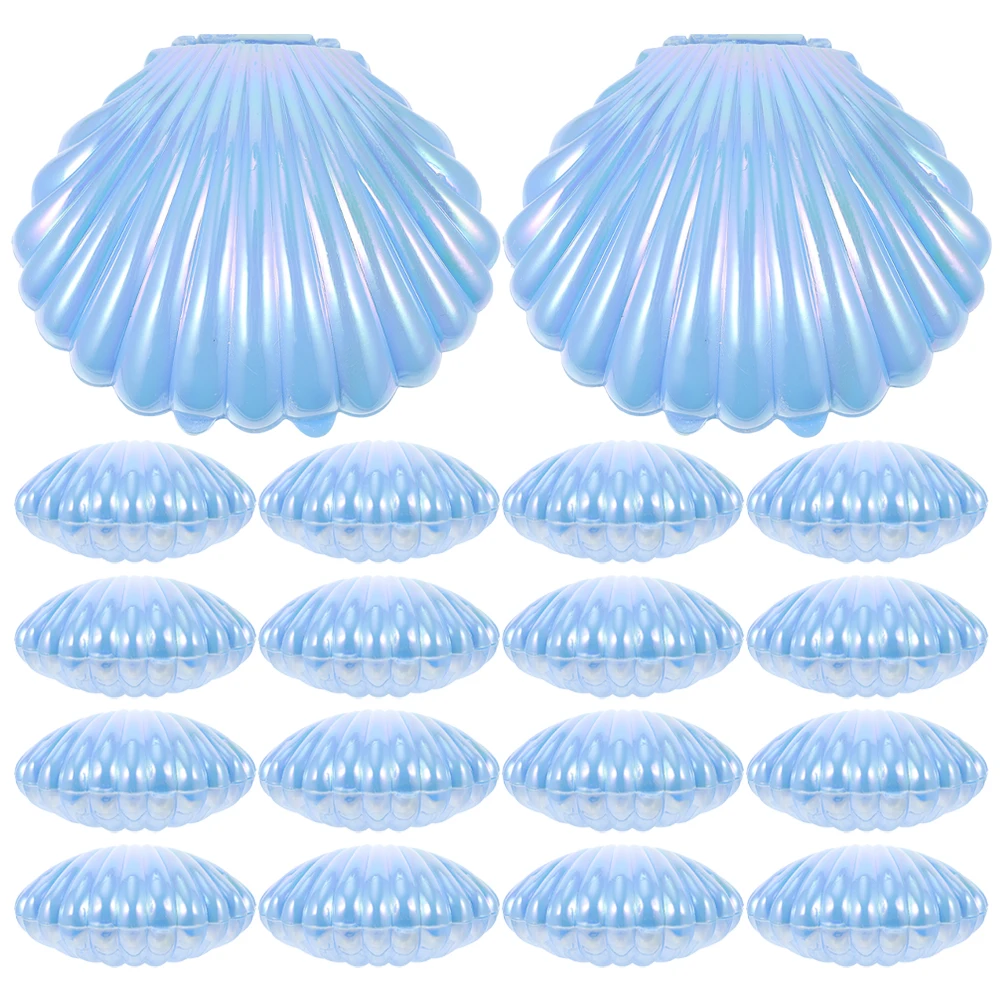 

20 Pcs Candy Box Boxes Hinged Trinket Seashells Accessories Party Treat Favors Decorative Pp Decorations Bride
