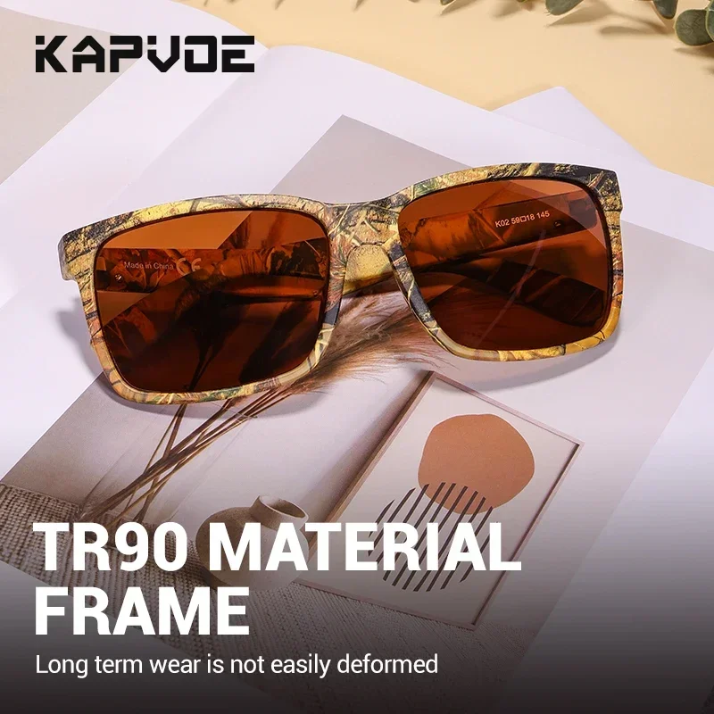AliExpress kapvoe Kapvoe Fashion Polarized Sunglasses Glasses Men UV400 Sun Glasses for Women Cycling Fishing Driving HD Lens Outdoor TR90 Eyewear