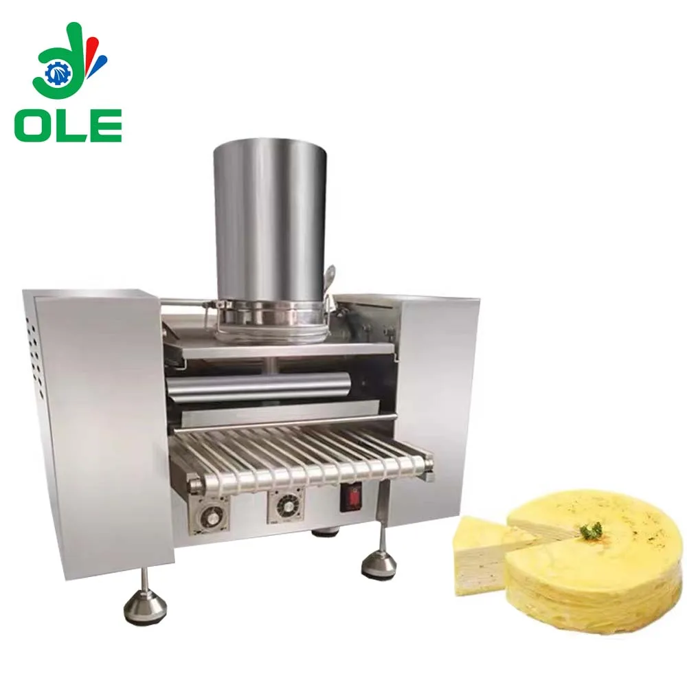 Sancks-máquina automática para hacer tortitas, dispositivo duradero de 100-300 unids/h, para tartas de mil capas