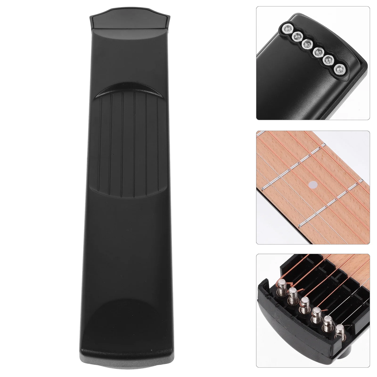 

Abaodam Pocket Guitar 6 Fret Chord Trainer Portable 6 String Fingerboard Practice Tool for Beginners