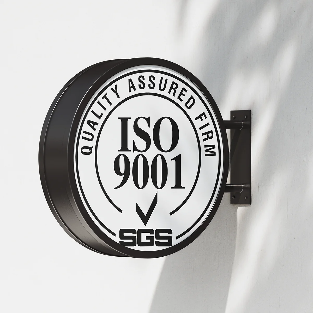 

Custom Wall Mounted Round Light Box Led Business Signage Advertising Led Light Box Sign