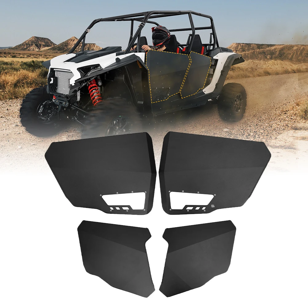 

Полудверные панели нижней двери KEMIMOTO UTV с окошком ПК для широкой перспективы, совместимые с Polaris RZR XP 4 1000 2024 2025 +