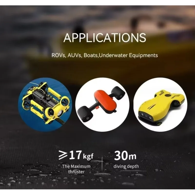 

SW17 Rov Fishing Boat Marine Bow Kayak Electric Brushless Underwater Motor With Propeller