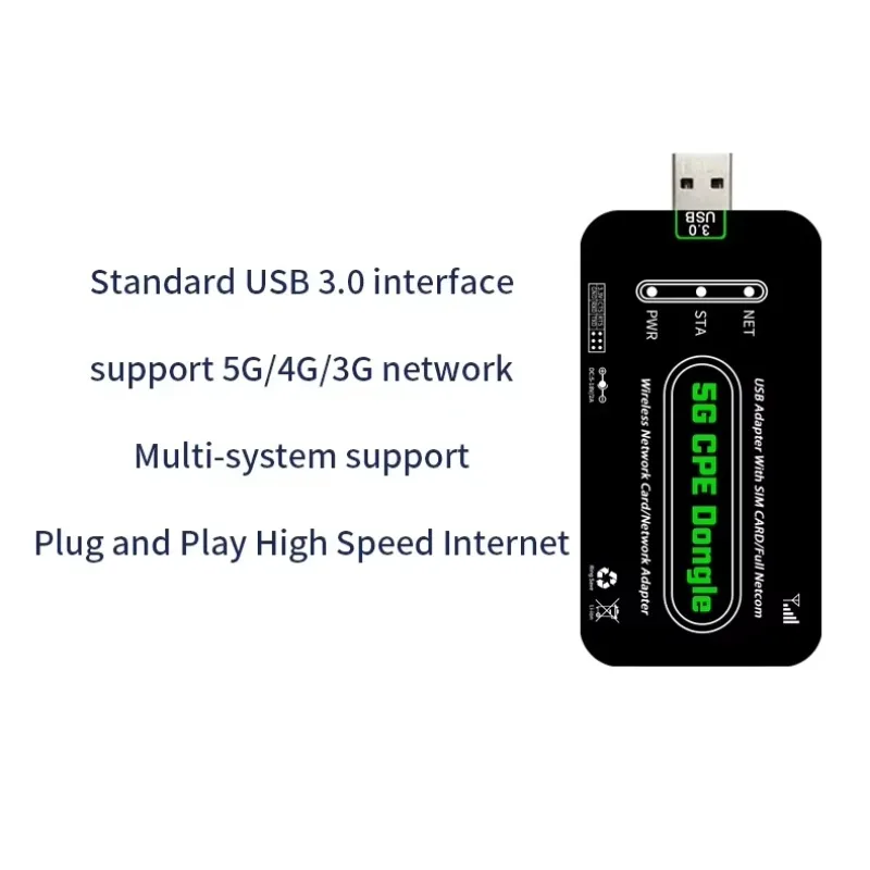 X55 RG501Q EU 5G USB Adapter Network Card CPE NSA SA USB UART Communication 5G SIM Adapter
