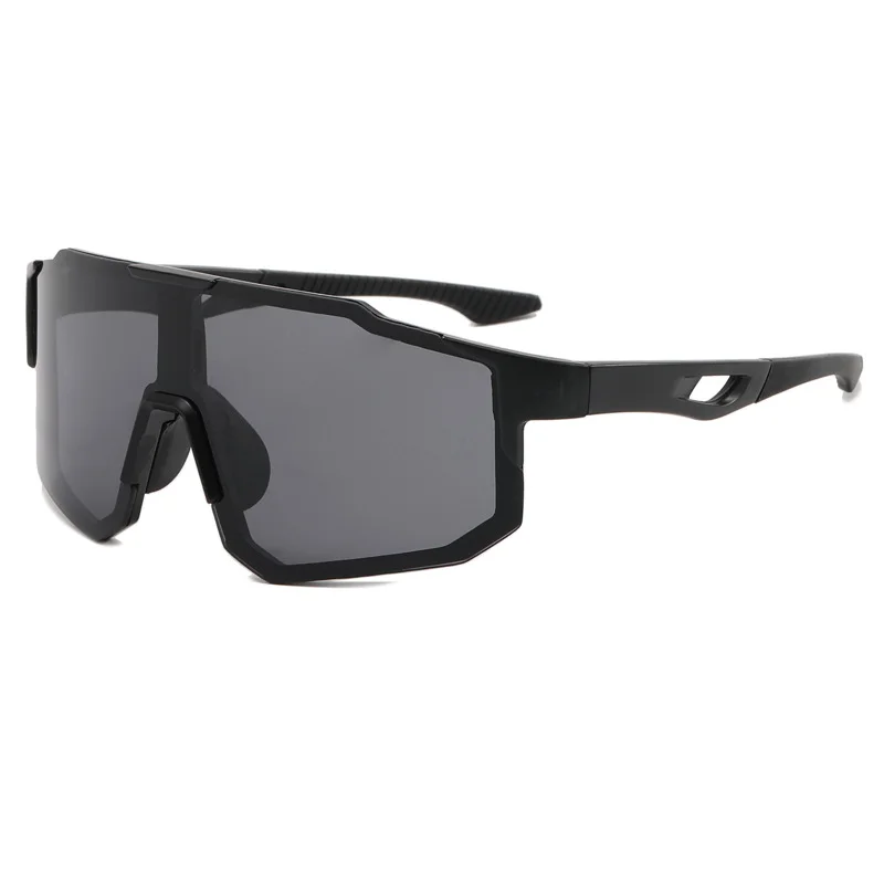 

Sports Sunglasses Cycling Mirror Black Bicycles UV Protection One-Piece Rimless Oversized New In 2023 Running Men Driving
