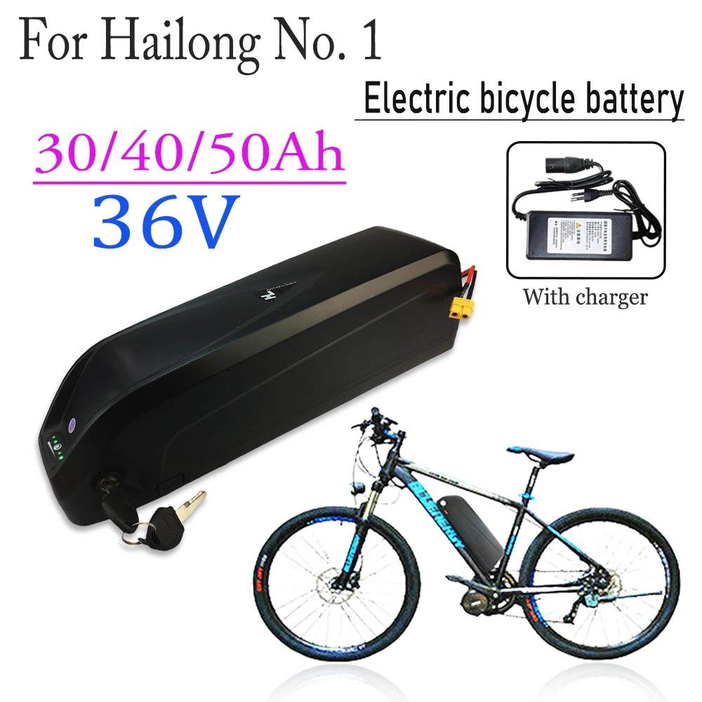 For Hailong No. 1 36V 30/40/50Ah High capacity newly upgraded BMS battery pack,Long lasting endurance，With charger