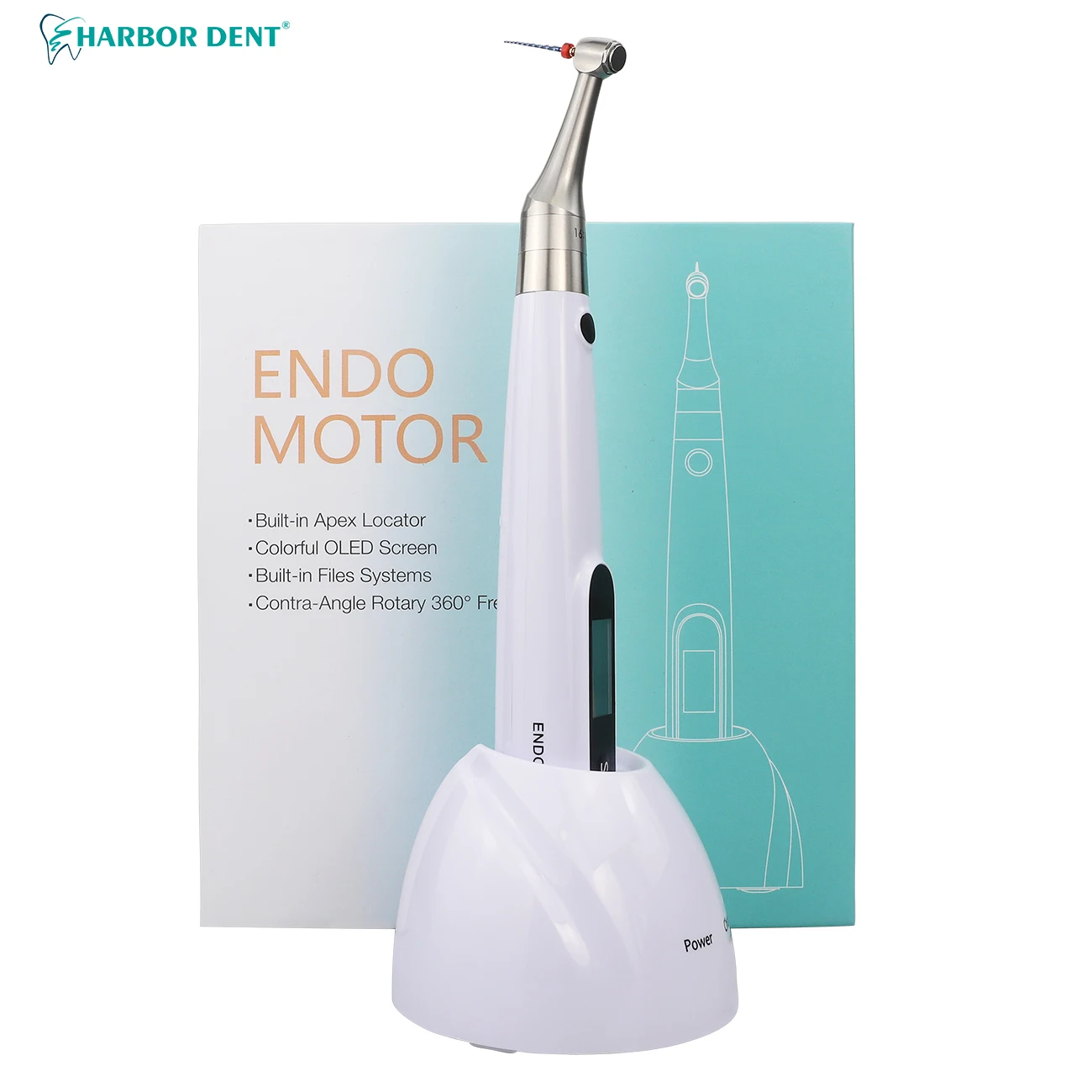 Dental  Endo Motor With Apex Locator Dental Equipments High Accuracy Apex Locator 16:1 Reduction Standard Contra Angle Equipment