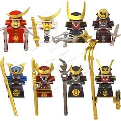 WM6096 WM6090 Medieval Samurai Armor Building Blocks Mini Action Figures Bricks Educational Toys For Kids Gifts